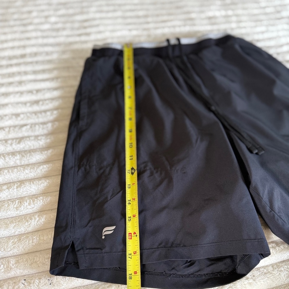 Fabletics Shorts Men Small Black Fundamental Line… - image 2